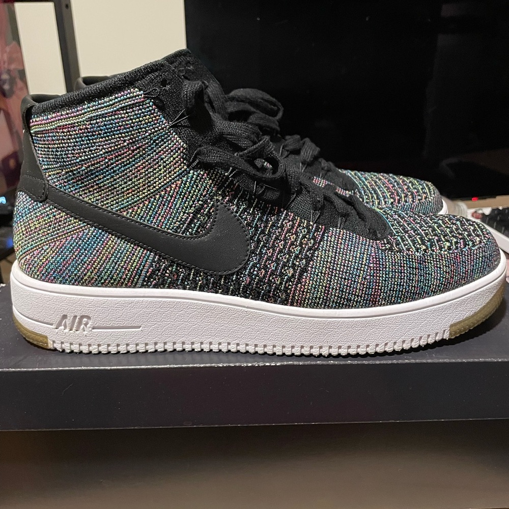 Nike Air Force 1 Ultra Flyknit Mid – Multi-Color 2.0 – 817420-601 Men’s Size 13